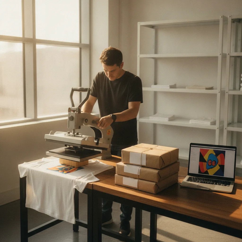 Impression à la demande éco-responsable, sans surplus Image