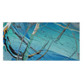 Serviette de plage LIQUIDO — Collection Signature ARTGY7, impression all-over HD 92×183 cm