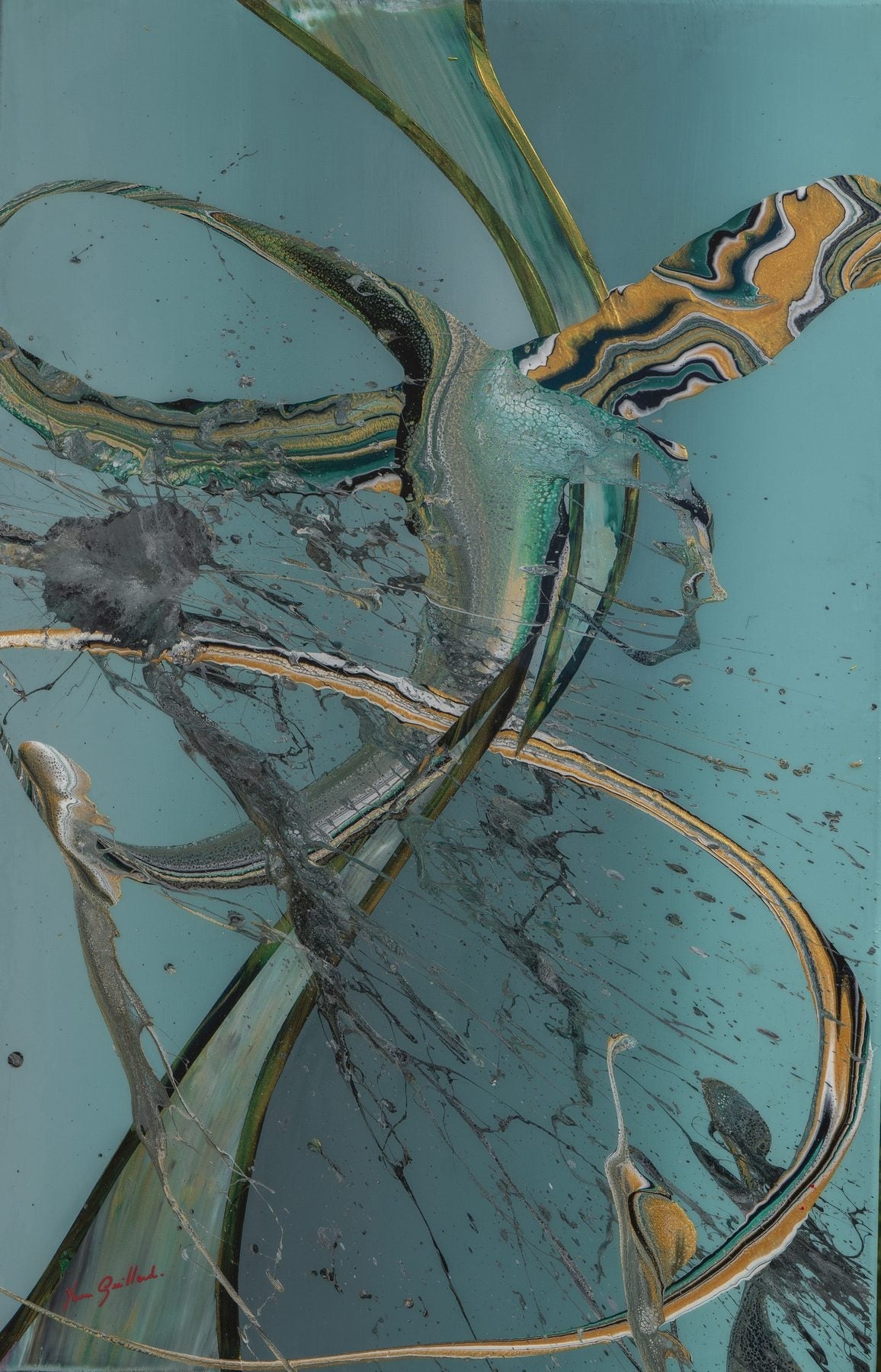 Octopus — toile originale de Yann Guillerd Image