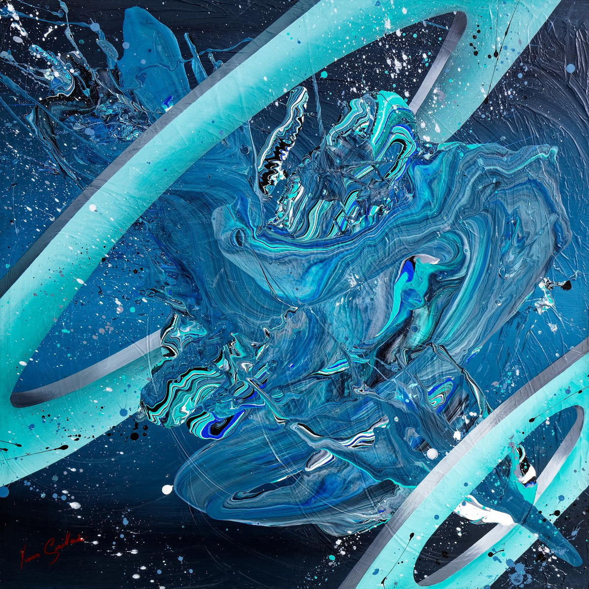 Abyssal — toile originale de Yann Guillerd Image