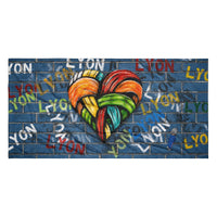 Serviette Cœur de Lyon — ARTGY7