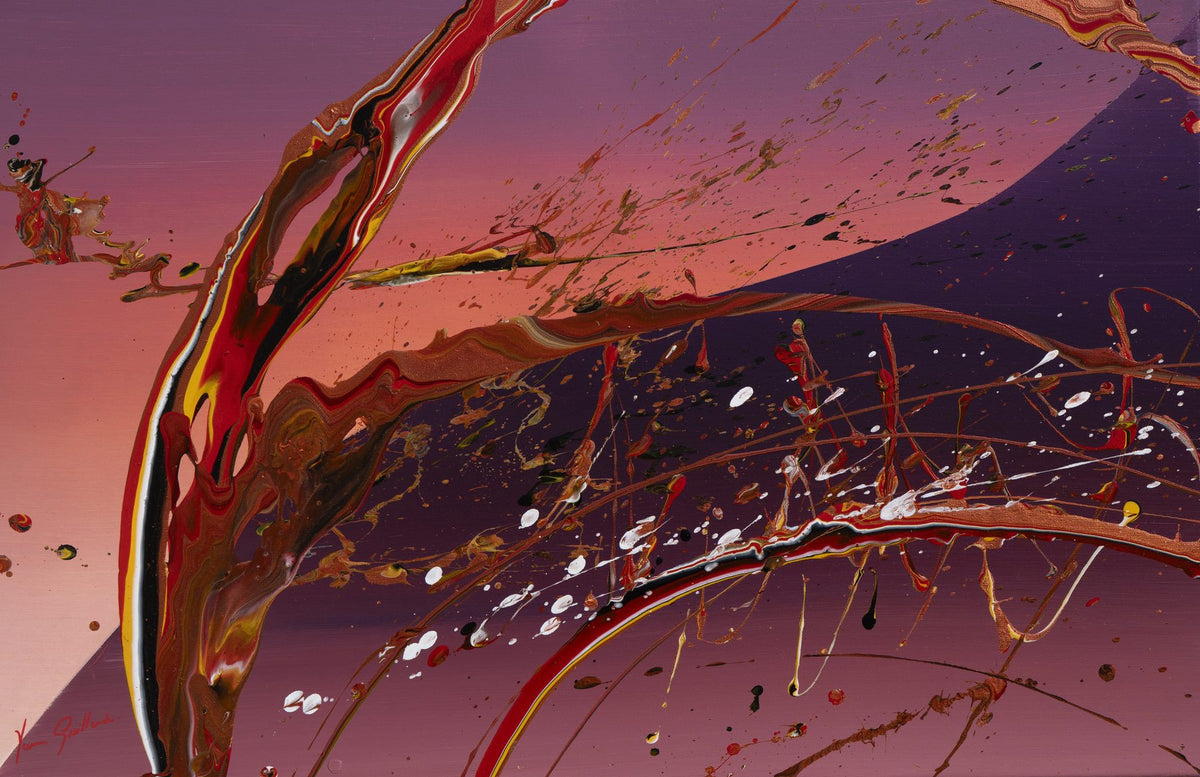 Eruption — toile originale de Yann Guillerd Image