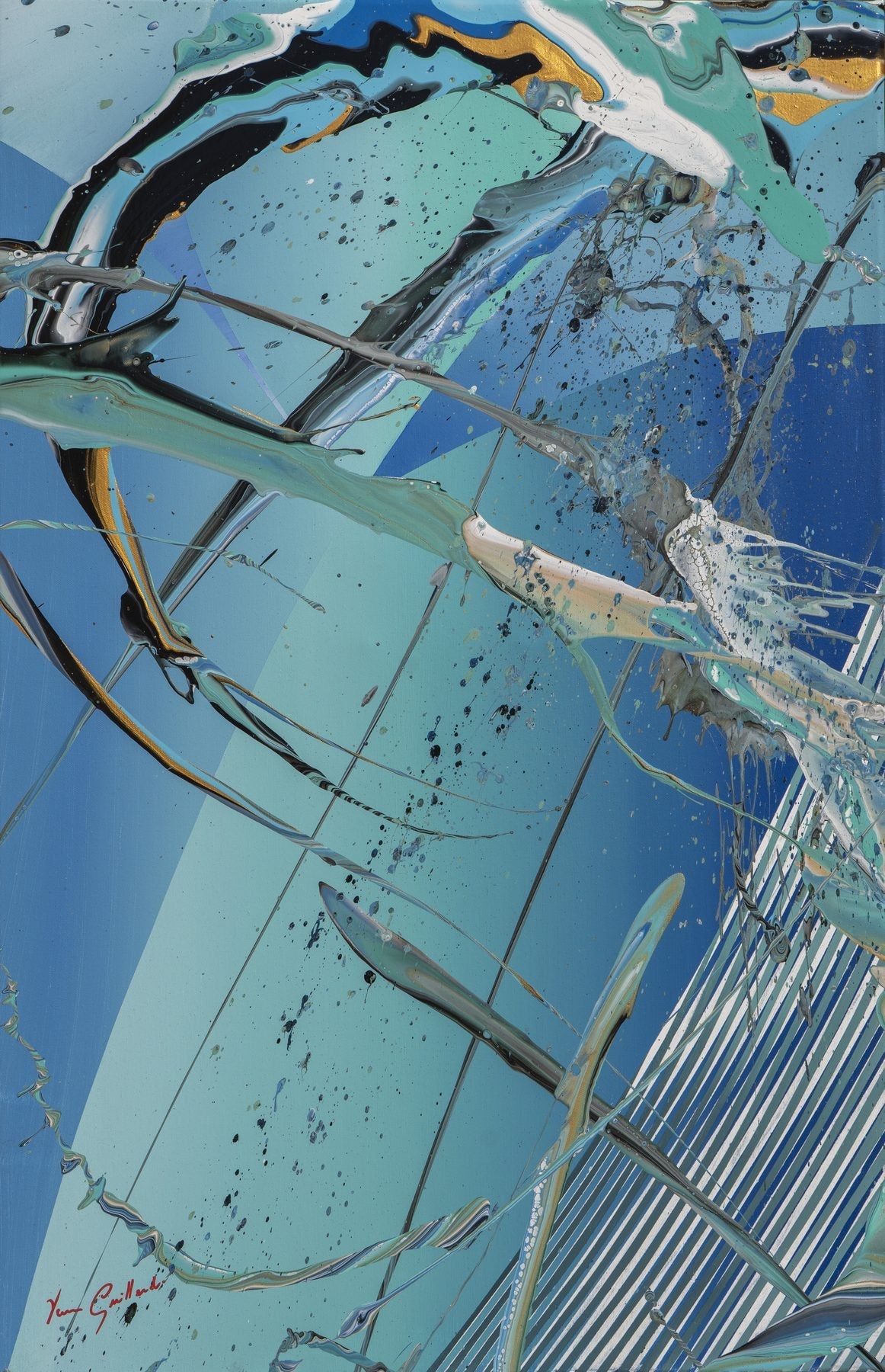 Liquido — toile originale de Yann Guillerd Image